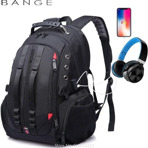 Xiaomi School Student Schoolbag Waterproof Pack Outdoor Sports Travel Backpack Earplug Hole USB Charging Large Capacity Bag