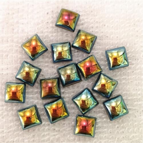 60PCS 8 * 13mmAB Flatback Rhinestone and Crystal Acrylic Stone Rhinestone DIY Clothes Crafts