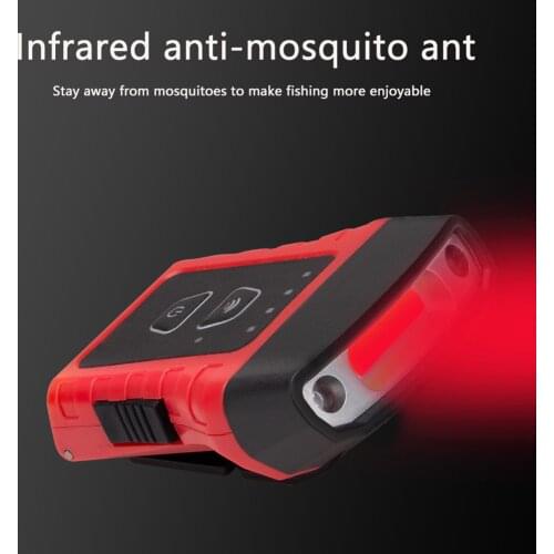 Rechargeable Clip on Cap Light Motion Sensor Headlamp for Bike Fishing CampingWaterproof Hands Free COB LED Baseball Cap Light