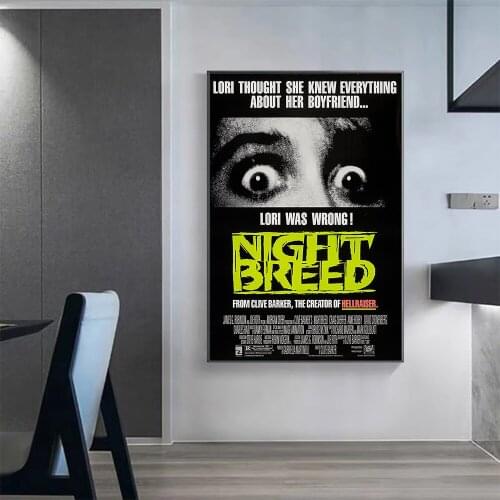 V0335 Nightbreed (2) Vintage Classic Movie Wall Silk Cloth HD Poster Art Home Decoration Gift