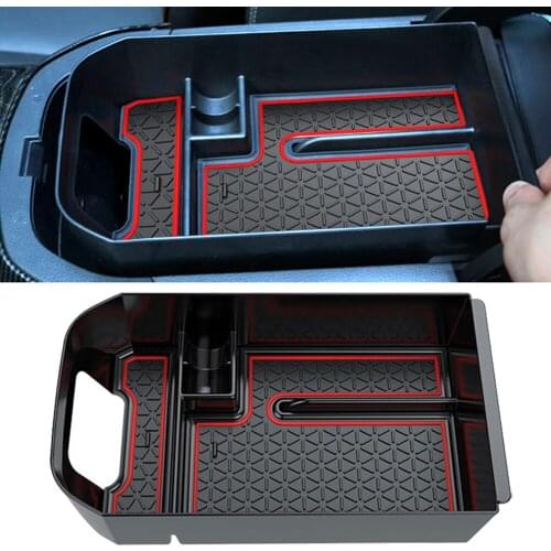 Car Central Storage Box Broad Armrest Car Glove Storage Box For Toyota RAV4 2019 2020 Accessories Auto Styling