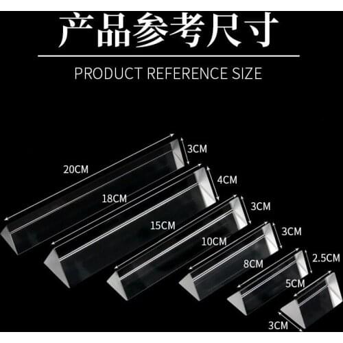 Mitsubishi Mirror,K9 Crystal,Optical Glass,Refracting Mirror,Physical Optics Equipment,Observing Rainbow,50-200mm