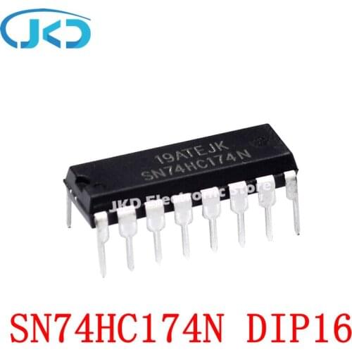 10pcs SN74HC174N 74HC174N 74HC174 DIP-16 New IC