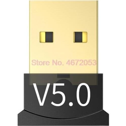 100pcs/lot Bluetooth 5.0 Adapter Transmitter Bluetooth Receiver Bluetooth Dongle Wireless USB Adapter for Computer PC Laptop
