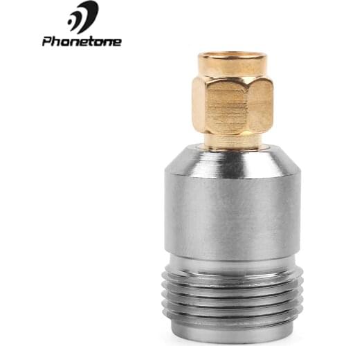 2pc RF Coxial Adapter N Female Jack to SMA Male Plug RF Adapter Connector Convertor Straight Nickel Plated for Antenna / Booster