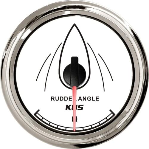 85mm white Rudder angle gauge (SQ-JMQ00002) with Rdder angle sensor (KE41000)