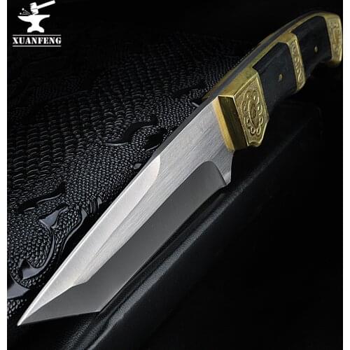 XUAN FENG household tactical hunting knife Knife High hardness military knife camping portable knife