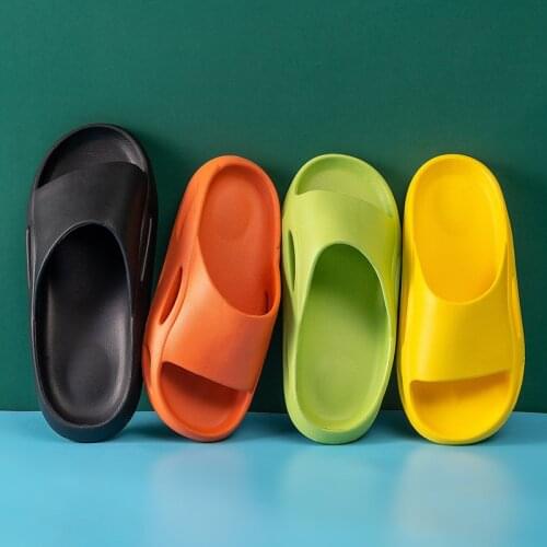 Home Sandals Women Men Soft Slipper Shower Bathroom Sandal Non-slip Slippers 4.0cm Thick Bottom House Male Indoor Slippers