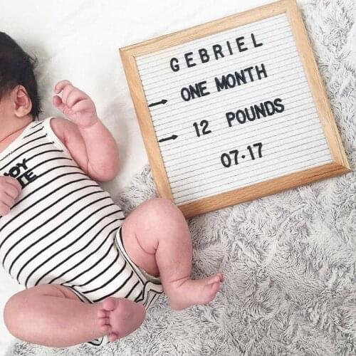 Felt Letter Board Decoration Crafts Kids Toys Message Board Frame Letters Symbols Numbers Props Puzzle for Baby Chirstmas Gift