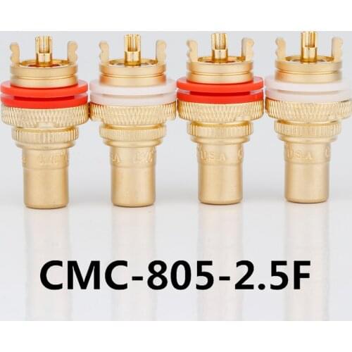 HIGH PERFOMACNE GOLD PLATE RCA FEMALE CONNECTOR CHASSIS SOCKETS RCA Socket