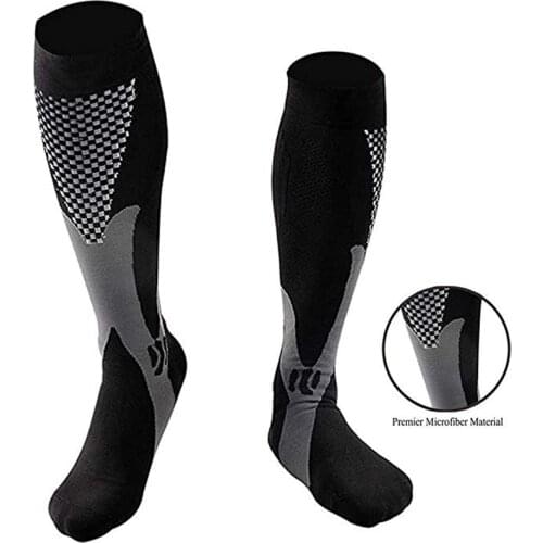 Compression Socks Nylon Medical Nursing Stockings Fit For Sports Black compression Socks For Anti Fatigue Medical Varicose Veins