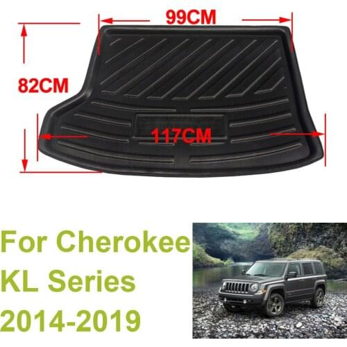 Tray Trunk Floor Carpet Mats For Cherokee KL Series 2014-2019 Auto Car Rear Boot Cargo Liner Carpets Pad Mat