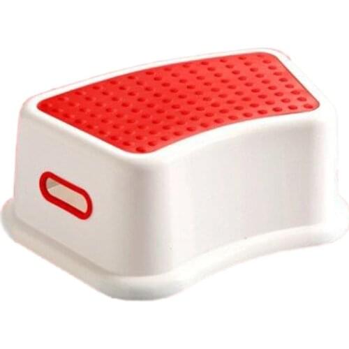 Multifunctional Household Non-Slip Plastic Ladder Bathroom Living Room Stool E7CB