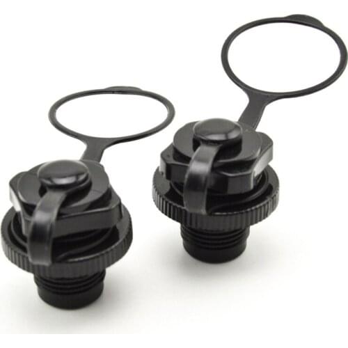 PVC Dinghy Raft Screw Valve Cover Inflatable Boat Kayak Air Bed Nozzle Cap Plug for Outdoor Watering Playing Supply