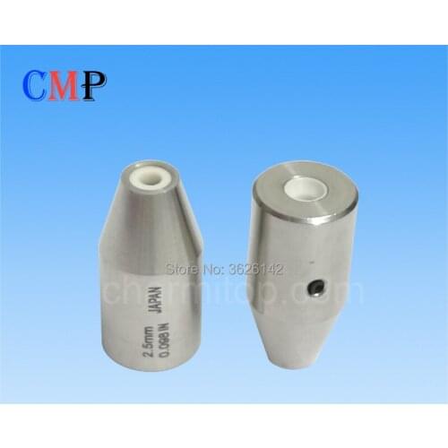 Ceramic Guide Pipe Guide C140D 0.2-3.0 Tube Guide OD12x25mmL Drill Guide for Drilling EDM Machine