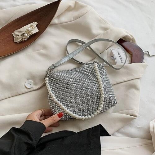 New crystal bags For Women 2020 Luxury Design Diamond Evening Bags Party hand Bags Wedding Dinner Purses Rhinestone shoulder bag