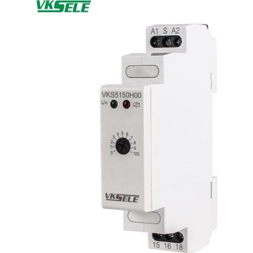 VKS5260 5A 16A Trigger time relay AC24V 220V DC24V AC/DC12-240V timer switch