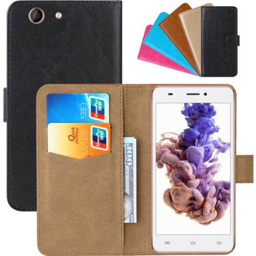 Luxury Wallet Case For Irbis SP56 PU Leather Retro Flip Cover Magnetic Fashion Cases Strap