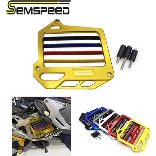 SEMSPEED ADV150 Water-tank Protection Cover New Motorcycle ADV 150 CNC Water Tank Net For Honda ADV150 2016-2020 Motorbike Parts