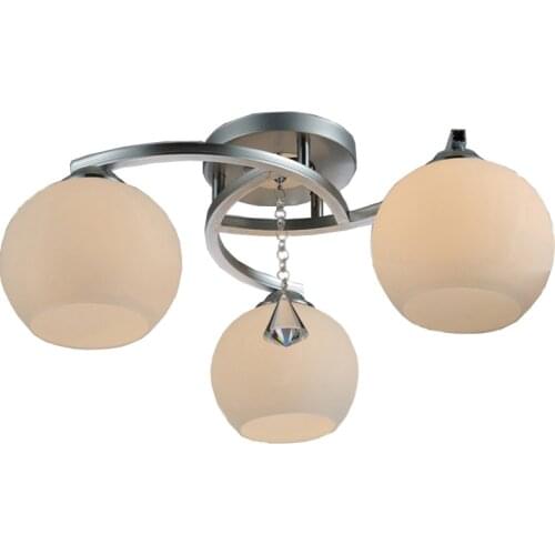 Modern Crystal Glass Living Room Ceiling Lights Fashion Childrens Bedroom Ceiling Lamp Study Room Ceiling Fixtures