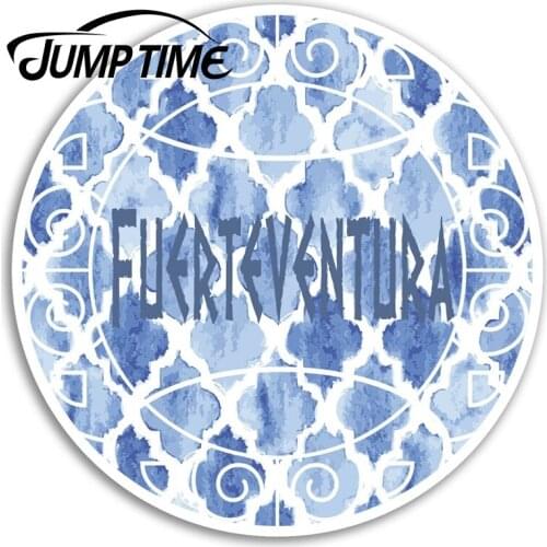 Jump Time Fuerteventura Vinyl Stickers Spain Fun Sticker Laptop Luggage Decal Decor Window Bumper Waterproof