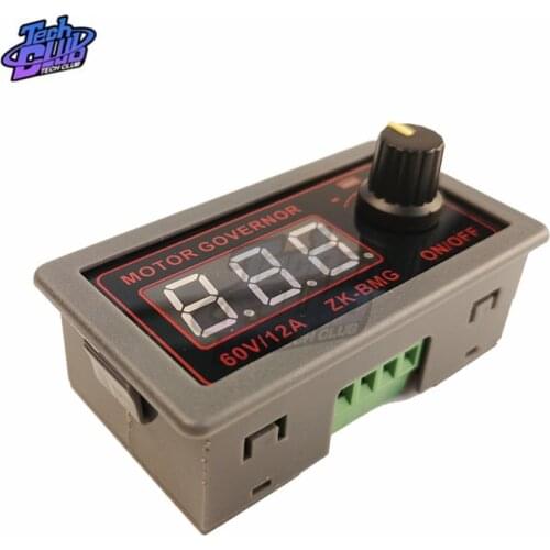 1PC 5-30V 5-15A PWM DC Motor Speed Controller Digital Dncoder Duty Ratio Rrequency 79*43*26mm MAX 15A ZK-MG