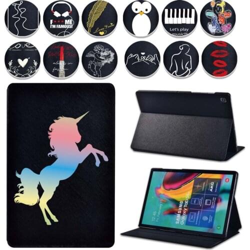 Flip Tablet Case for Samsung Galaxy Tab A A6(T280/285/580/585)/TabA(T550/555/551/510/515/590/595/P550)/E(T560/561)/S5e(T720/725)