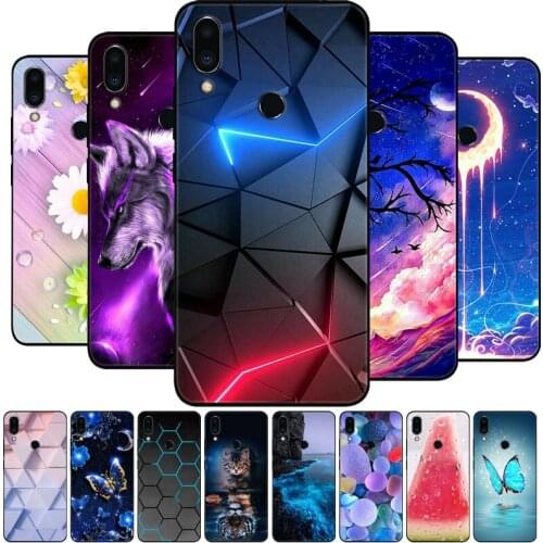 For Meizu Note 9 Case Wolf Cartoon Silicon Soft TPU Back Cover For Meizu Note 9 Phone Cases for Meizu Note9 Fundas Coque Capa