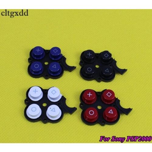 Cltgxdd 4 Color Conductive Button Plastic Pads For SONY PSP2000 PSP 2000 Controller Right Button
