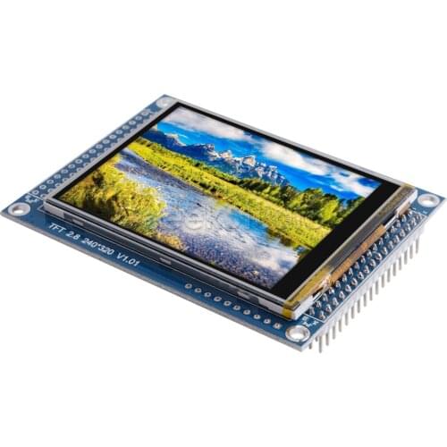 TFT28 Display + Touch Panel + PCB 2.8 inch TFT LCD Screen Module 320*240 ILI9341 for Raspberry Pi 4 B / All Models