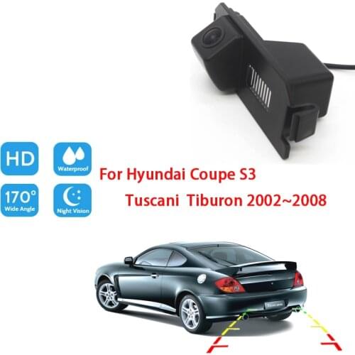 HD CCD Car rear view camera For Hyundai Coupe S3 Tuscani Tiburon 2002 2003 2004 2005 2006 2007 2008 Night Vision Waterproof