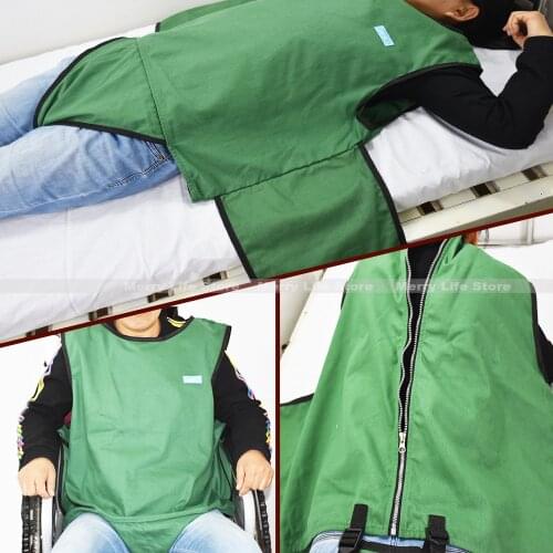 Anti-falling Bed Chair Restraint Vest Elderly Cotton Wheelchair Seat Belt Restraint Clothes Band Clothing for Dementia Patients