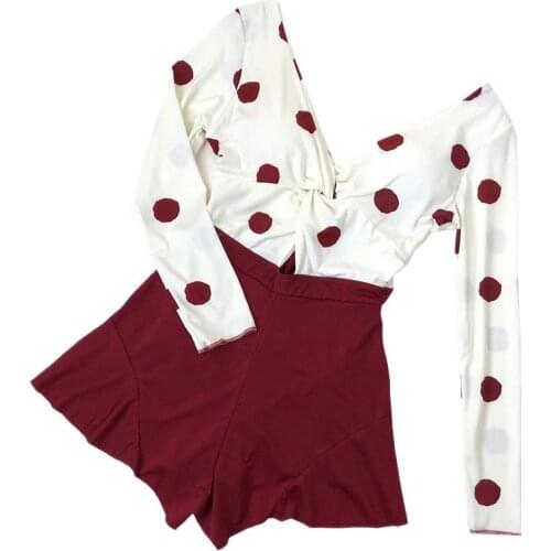 HUARENMEI Polka Dot Swimwear