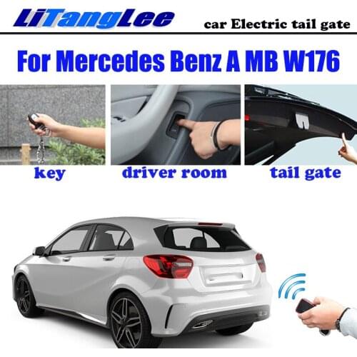 LiTangLee Car Electric Tail Gate Lift Tailgate Assist System For Mercedes Benz A MB W176 2012~2018 Remote Control Lid