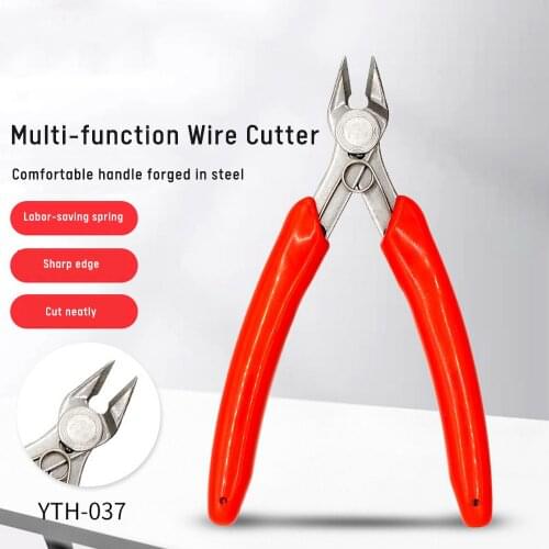 Pliers Mini Wire Cutter Electrical Wire Cable Cutters Cutting Electronic Pliers Wires Insulating Rubber Handle Snips Hand Tools