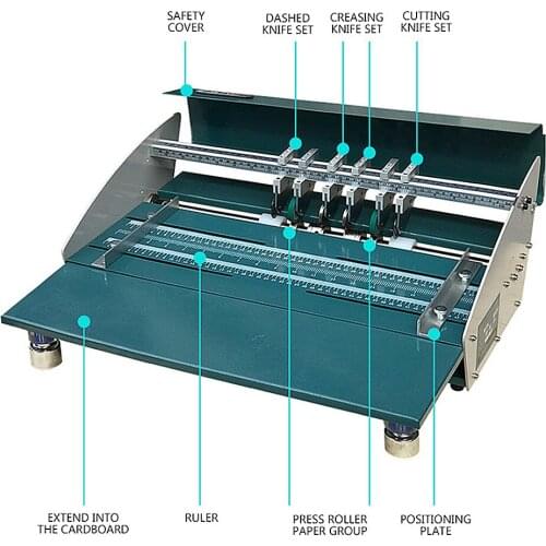 Multifunctional Electric Creasing Machine Creasing Double Mark Dotted Line Cutting Book Turning Line