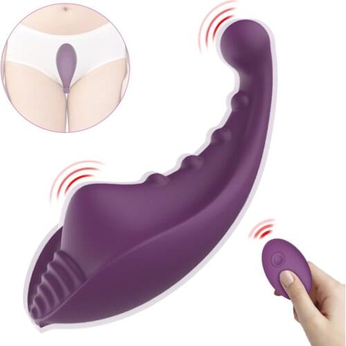 Newest Invisible Wearable Strapon Dildo Vibrators Clitoris Stimulator Wireless Vibrator Panties Sex for Couple Vagina Erotic Toy
