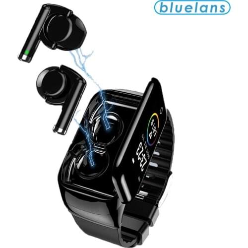 New M7 Bluetooth Headset Smart Bracelet 2-in-1 Heart Rate Monitor Blood Pressure Sports Pedometer Wristbands Fitness Smart Watch