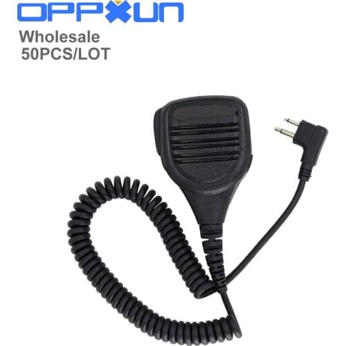 OPPXUN CB Radio Walkie Talkie for PMMN4013A 2 Pin Handheld Speaker Microphone MIC for MOTOROLA Radios for GP300 GP88s GP2000