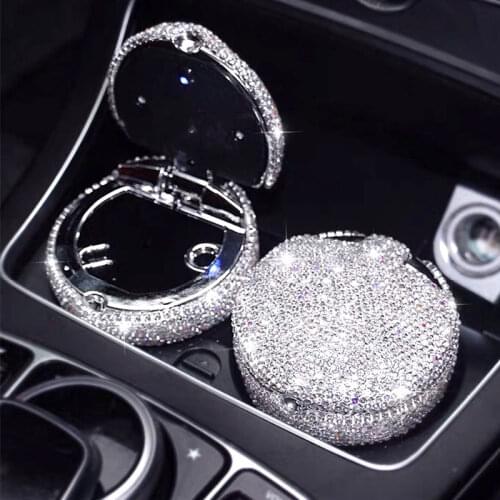 Portable Car Ashtray LED light Universal Cigarette Cylinder Seat Car Ashtray Car Multifunctional Ashtray Car Interior Decoration