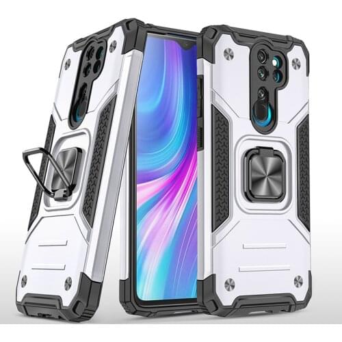 For Xiaomi Redmi Note 8 Pro Case Cover Armor Impact Shockproof Metal Holder Magnet Phone Case for on Xiaomi Redmi Note 8 Pro