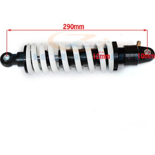 290mm rear shock absorber suspension spring suitable for scooter kart four wheel ATV UTV motorcycle dirt pocket bike