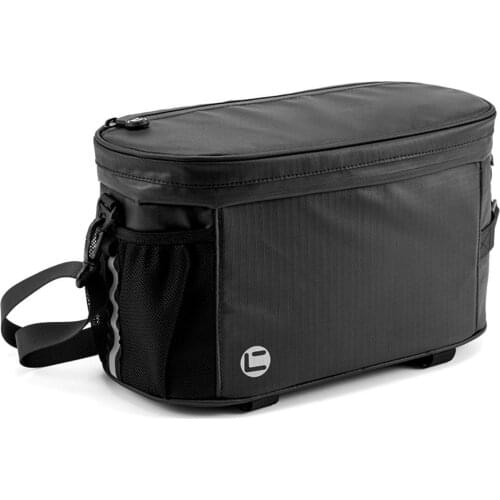 Bicycle Pannier Rack Bag 10L Bike Insulated Cooler Bags Heat Preservation Rainproof Bike Backpack Reflective Strip Storage Bag