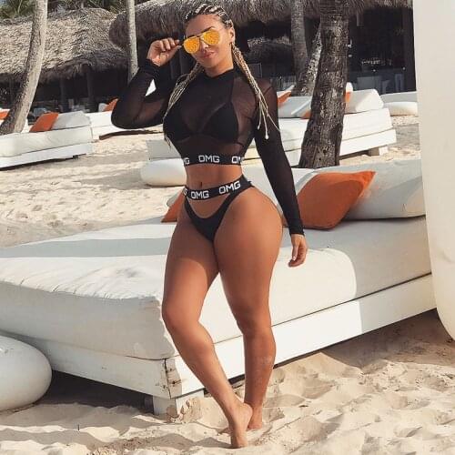 Townlike Transparent Swimwear