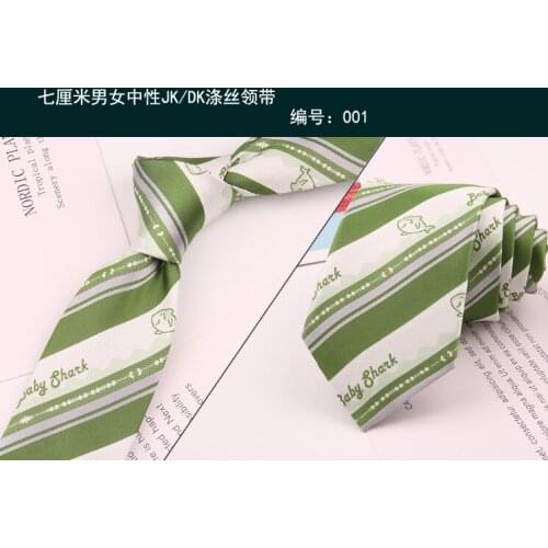 Male and female JK/DK Japanese uniforms hand-made 7CM striped tie knot neutral college casual accessories small things