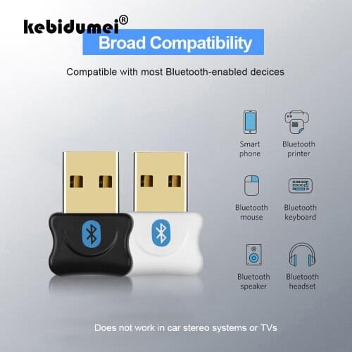 USB Bluetooth V5.0 Adapter Dongle Aux Audio Bluetooth 5.0 for Speaker Music Receiver Transmitter For PS4 Computer PC Mouse