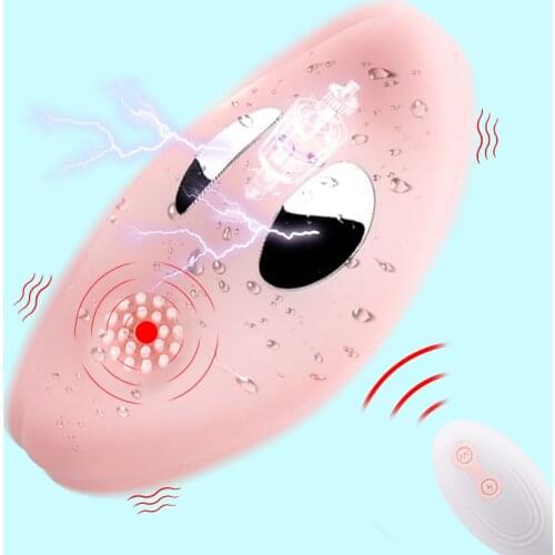 Electricshock vibrator massage female private masturbation invisible wearable clitoris stimulation remotecontrol Sex toy G Spot