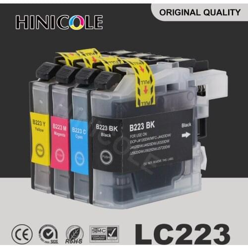 HINICOLE 223 Cartridge Replacement for Brother LC223 LC 223 Ink Cartridge for DCP-J4120DW MFC-J4420DW/J4620DW 4625DW 5320DW