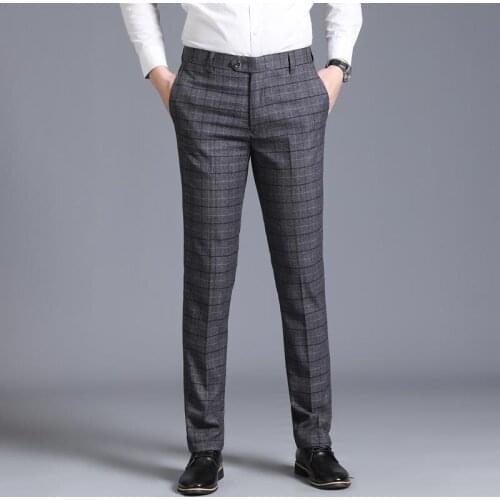 Мужские брюки в клетку Zeeshant China At AliExpress