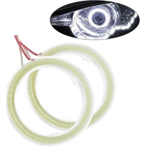 2Pcs Daytime Running Headlight Lamp Car Angel Eyes Led Halo Ring Headlight DRL 12V 60MM 70MM 80MM 90MM 100MM 110MM 120MM